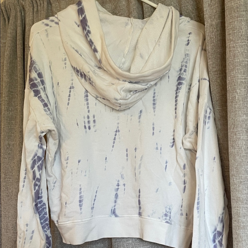 Rails White Hoodie with Lavender Tie-Dye Accents - Picture 3 of 3